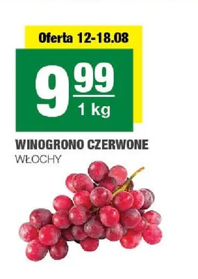Winogrono czerwone promocja w SPAR