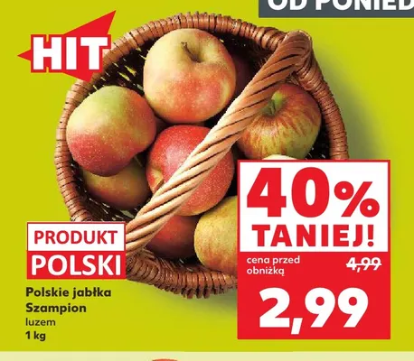 Jabłka polskie Szampion promocja w Kaufland
