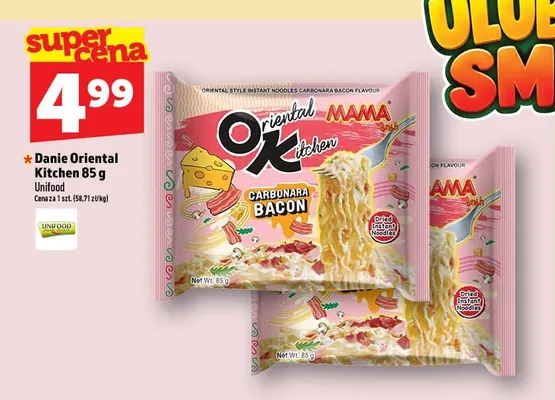 Danie Oriental Kitchen carbonara bacon promocja w TOPAZ