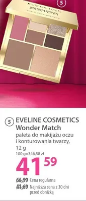 Paleta do makijażu oczu i konturowania twarzy Wonder Match promocja w Hebe