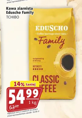 Kawa ziarnista Eduscho Family Classic Coffee promocja w Prim Market
