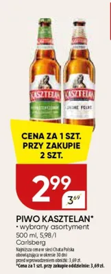Piwo Kasztelan wybrany asortyment promocja w Chata Polska