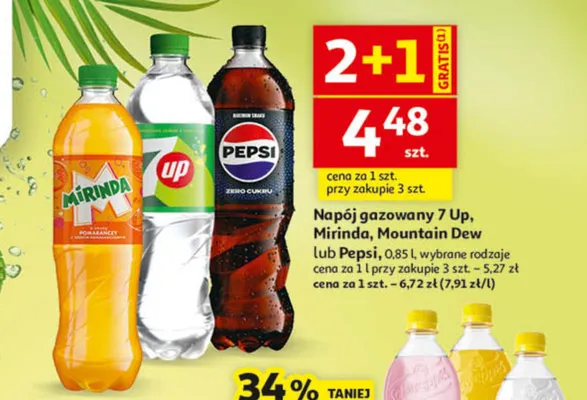 Napój gazowany Mirinda promocja w Auchan