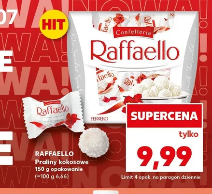 Praliny kokosowe Raffaello promocja w Kaufland