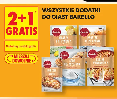 Soda oczyszczona Bakello promocja w Biedronka