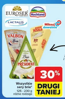 Sery brie promocja w Carrefour
