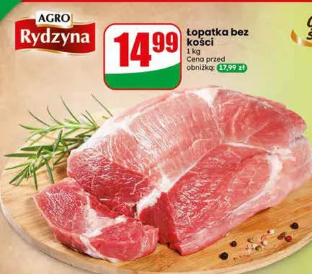 Łopatka bez kości Agro Rydzyna promocja w Dino