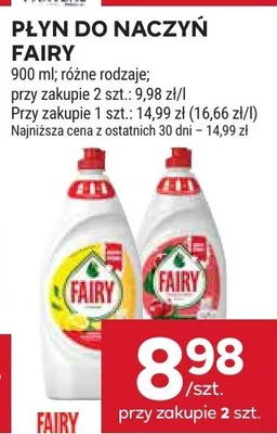 Płyn do naczyń Fairy promocja w Stokrotka