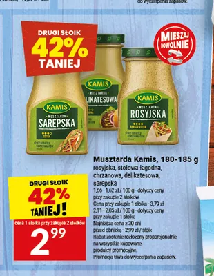 Musztarda rosyjska Kamis promocja w Twój Market