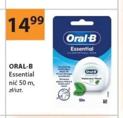 Nić dentystyczna Oral-B Essential promocja w Drogerie Laboo