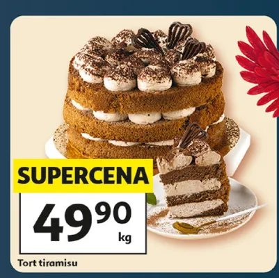Tort tiramisu promocja w Auchan