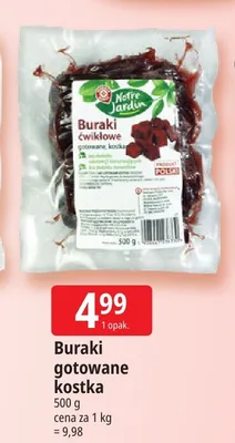 Buraki gotowane kostka Notre Jardin promocja w Leclerc