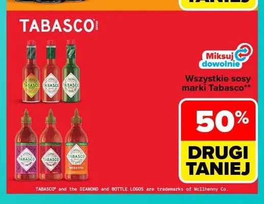 Sosy Tabasco promocja w Carrefour