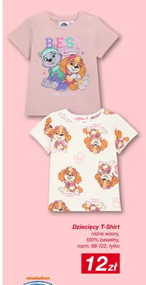 T-Shirt dziecięcy Paw Patrol promocja w KiK