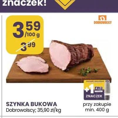Szynka bukowa Dobrowolscy promocja w Stokrotka