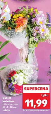 Bukiet kwiatów promocja w Kaufland