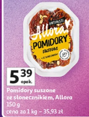 Pomidory suszone ze słonecznikiem promocja w Auchan