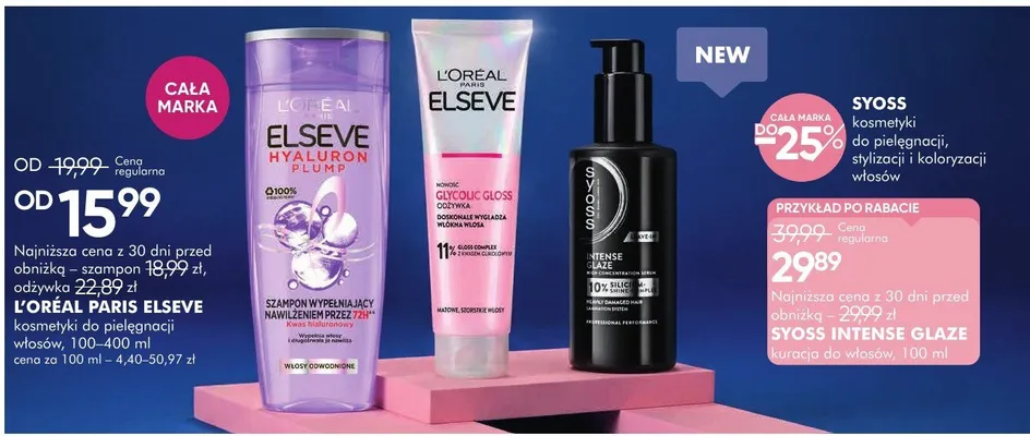 Kuracja do włosów Intense Glaze promocja w Super-Pharm