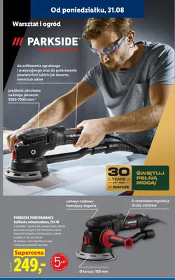 Szlifierka mimośrodowa Parkside Performance 750W promocja w Lidl