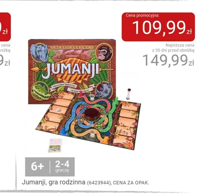 Gra rodzinna Jumanji promocja w Smyk