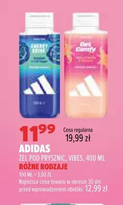 Żel pod prysznic Adidas Vibes promocja w Drogerie Natura