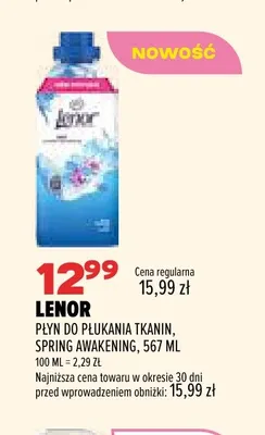 Płyn do płukania tkanin Spring Awakening Lenor promocja w Drogerie Natura