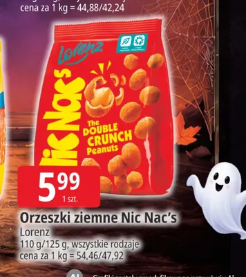 Orzeszki ziemne Nic Nac's promocja w Leclerc
