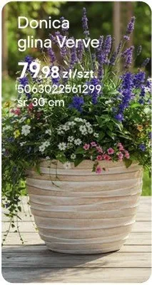 Donica glina Verve promocja w Castorama