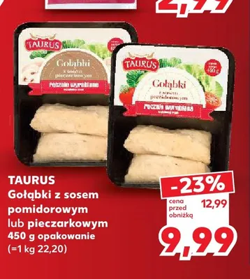 Gołąbki z sosem pieczarkowym Taurus promocja w Kaufland
