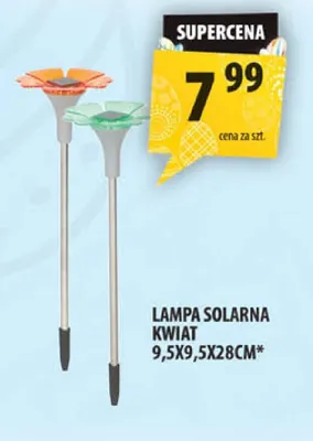 Lampa solarna kwiat promocja w Arhelan