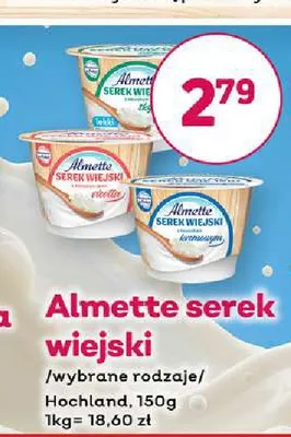 Serek wiejski Almette Hochland promocja w Bliski