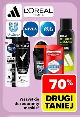 Dezodoranty męskie promocja w Carrefour