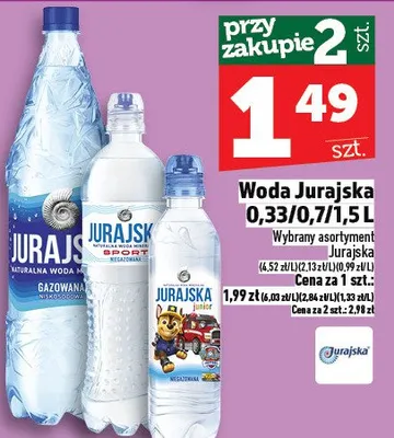 Woda jurajska promocja w TOPAZ