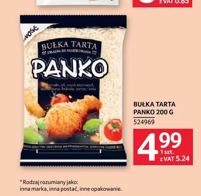 Bułka tarta Panko promocja w Selgros