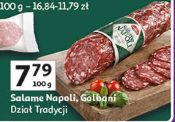 Salame napoli dział tradycji promocja w Auchan