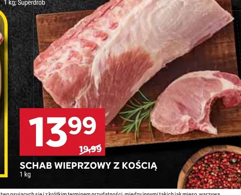 Schab wieprzowy z kością promocja w Stokrotka