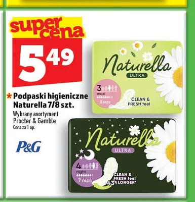 Podpaski higieniczne Naturella Ultra Maxi promocja w TOPAZ