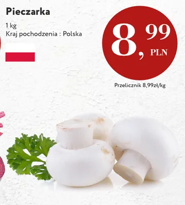 Pieczarki polskie Market Point promocja w Market Point