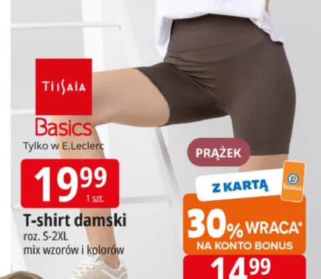 Kolarki damskie prążek Moraj roz. S-2XL mix kolorów promocja w Leclerc