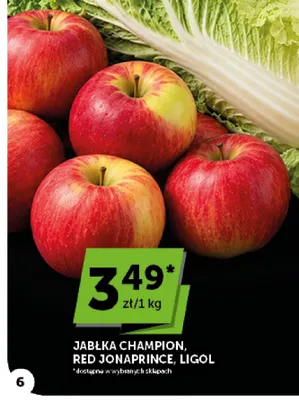 Jabłka Ligol promocja w Groszek