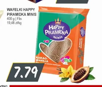 Wafelki Happy Piramidka Minis promocja w Słoneczko