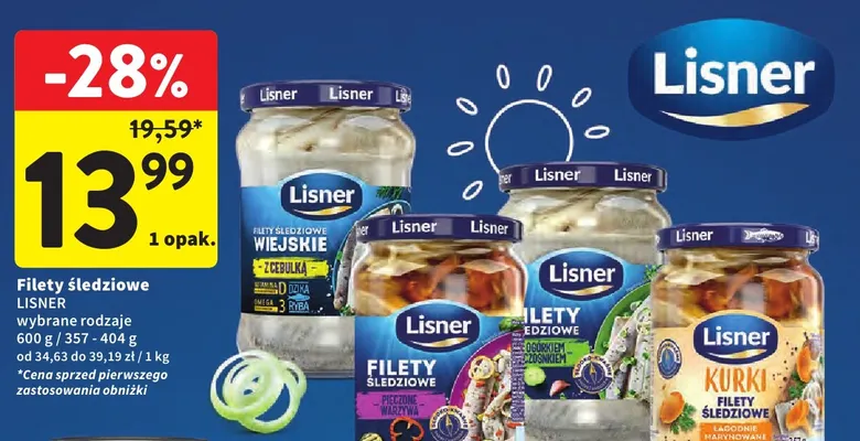 Filety śledziowe Lisner promocja w Intermarche