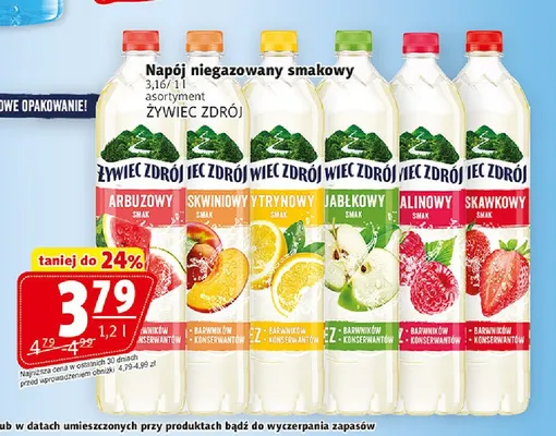 Napój niegazowany smakowy Żywiec Zdrój promocja w Prim Market