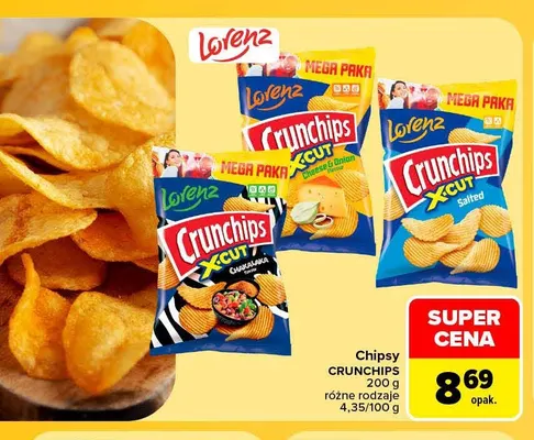 Chipsy Crunchips promocja w Carrefour Market