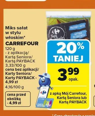 Miks sałat w stylu włoskim CARREFOUR promocja w Carrefour