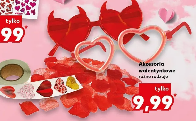 Akcesoria walentynkowe promocja w Kaufland