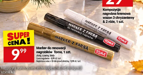 Marker do renowacji nagrobków Toma promocja w Twój Market