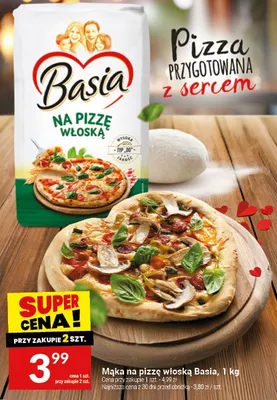 Mąka na pizzę włoską Basia, 1 kg promocja w Twój Market