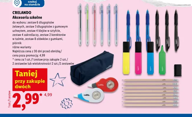Zestaw 4 klejów w sztyfcie Crelando promocja w Lidl