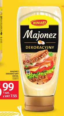 Majonez Dekoracyjny Winiary promocja w Selgros